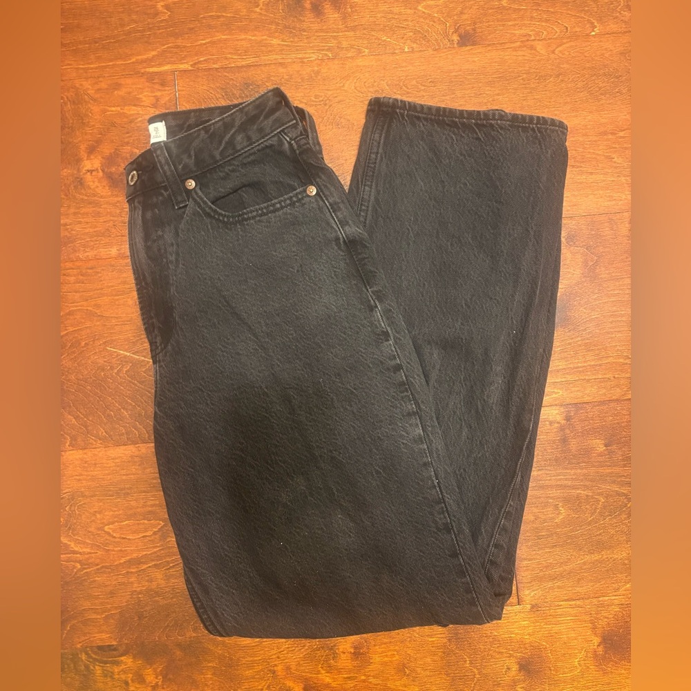 Abercrombie & Fitch Charcoal High Rise Jeans
